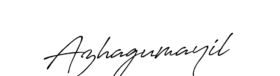 Use a signature maker to create a handwritten signature online. With this signature software, you can design (Antro_Vectra_Bolder) your own signature for name Azhagumayil. Azhagumayil signature style 7 images and pictures png