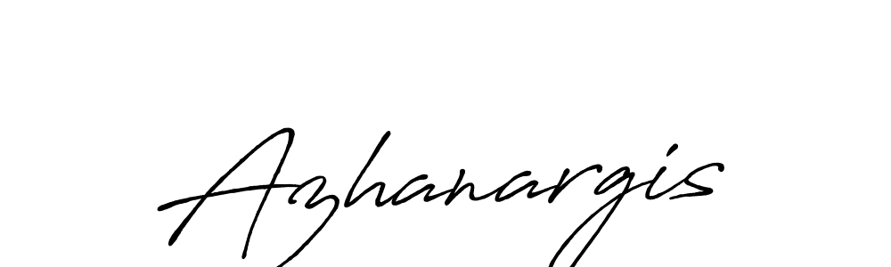 Also You can easily find your signature by using the search form. We will create Azhanargis name handwritten signature images for you free of cost using Antro_Vectra_Bolder sign style. Azhanargis signature style 7 images and pictures png