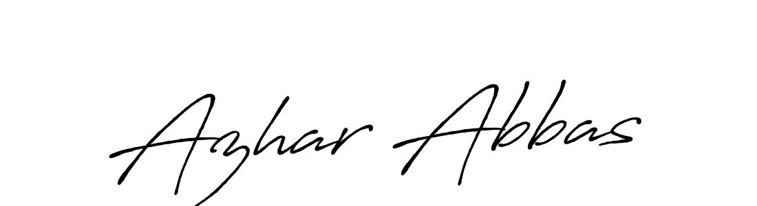 Also we have Azhar Abbas name is the best signature style. Create professional handwritten signature collection using Antro_Vectra_Bolder autograph style. Azhar Abbas signature style 7 images and pictures png