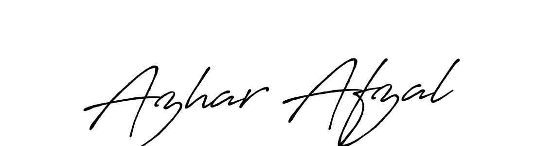Azhar Afzal stylish signature style. Best Handwritten Sign (Antro_Vectra_Bolder) for my name. Handwritten Signature Collection Ideas for my name Azhar Afzal. Azhar Afzal signature style 7 images and pictures png