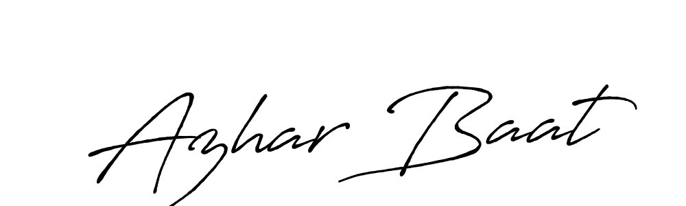 Similarly Antro_Vectra_Bolder is the best handwritten signature design. Signature creator online .You can use it as an online autograph creator for name Azhar Baat. Azhar Baat signature style 7 images and pictures png