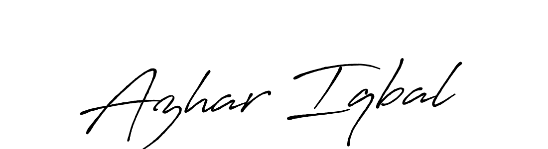 How to make Azhar Iqbal signature? Antro_Vectra_Bolder is a professional autograph style. Create handwritten signature for Azhar Iqbal name. Azhar Iqbal signature style 7 images and pictures png