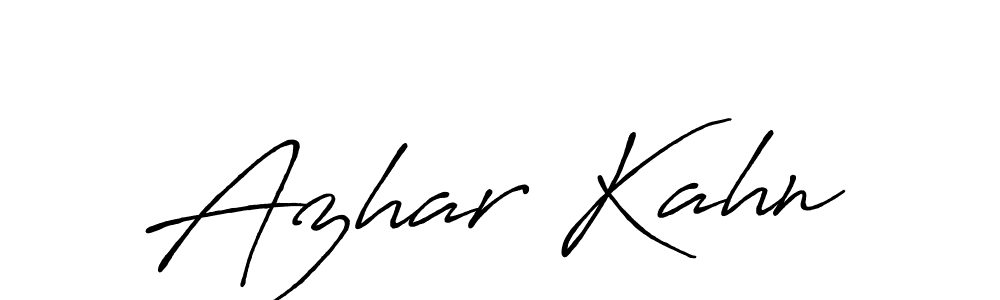 You should practise on your own different ways (Antro_Vectra_Bolder) to write your name (Azhar Kahn) in signature. don't let someone else do it for you. Azhar Kahn signature style 7 images and pictures png