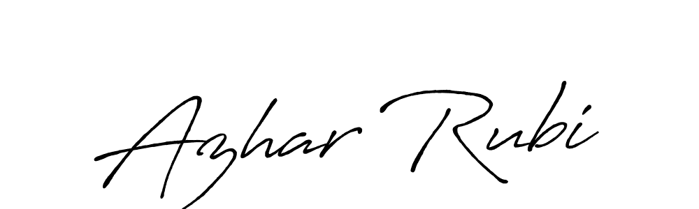 You should practise on your own different ways (Antro_Vectra_Bolder) to write your name (Azhar Rubi) in signature. don't let someone else do it for you. Azhar Rubi signature style 7 images and pictures png