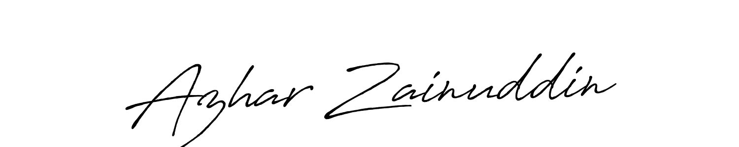 How to Draw Azhar Zainuddin signature style? Antro_Vectra_Bolder is a latest design signature styles for name Azhar Zainuddin. Azhar Zainuddin signature style 7 images and pictures png