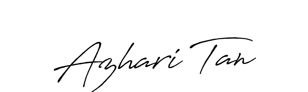 This is the best signature style for the Azhari Tan name. Also you like these signature font (Antro_Vectra_Bolder). Mix name signature. Azhari Tan signature style 7 images and pictures png