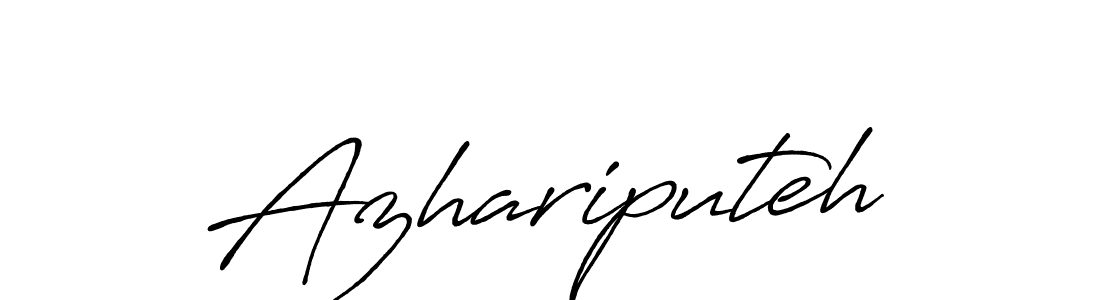 You should practise on your own different ways (Antro_Vectra_Bolder) to write your name (Azhariputeh) in signature. don't let someone else do it for you. Azhariputeh signature style 7 images and pictures png