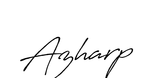 Azharp stylish signature style. Best Handwritten Sign (Antro_Vectra_Bolder) for my name. Handwritten Signature Collection Ideas for my name Azharp. Azharp signature style 7 images and pictures png