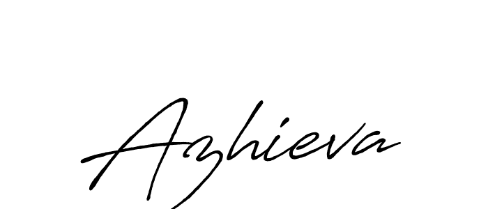 Use a signature maker to create a handwritten signature online. With this signature software, you can design (Antro_Vectra_Bolder) your own signature for name Azhieva. Azhieva signature style 7 images and pictures png