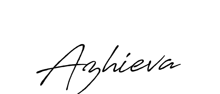 How to make Azhieva name signature. Use Antro_Vectra_Bolder style for creating short signs online. This is the latest handwritten sign. Azhieva signature style 7 images and pictures png