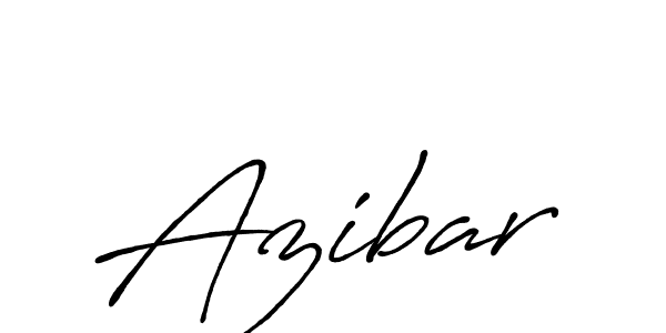 How to make Azibar name signature. Use Antro_Vectra_Bolder style for creating short signs online. This is the latest handwritten sign. Azibar signature style 7 images and pictures png