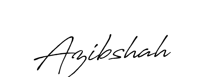How to make Azibshah name signature. Use Antro_Vectra_Bolder style for creating short signs online. This is the latest handwritten sign. Azibshah signature style 7 images and pictures png