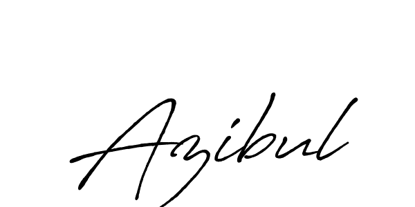 Make a beautiful signature design for name Azibul. With this signature (Antro_Vectra_Bolder) style, you can create a handwritten signature for free. Azibul signature style 7 images and pictures png