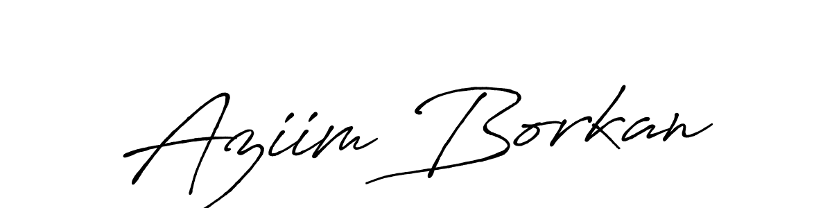 This is the best signature style for the Aziim Borkan name. Also you like these signature font (Antro_Vectra_Bolder). Mix name signature. Aziim Borkan signature style 7 images and pictures png