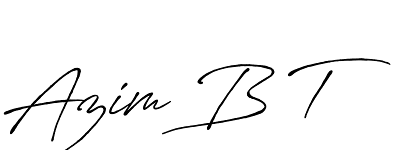 if you are searching for the best signature style for your name Azim B T. so please give up your signature search. here we have designed multiple signature styles  using Antro_Vectra_Bolder. Azim B T signature style 7 images and pictures png