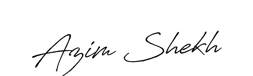 Once you've used our free online signature maker to create your best signature Antro_Vectra_Bolder style, it's time to enjoy all of the benefits that Azim Shekh name signing documents. Azim Shekh signature style 7 images and pictures png