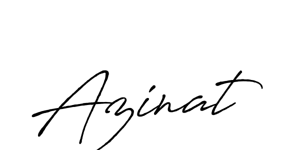 Azinat stylish signature style. Best Handwritten Sign (Antro_Vectra_Bolder) for my name. Handwritten Signature Collection Ideas for my name Azinat. Azinat signature style 7 images and pictures png