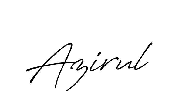 Make a beautiful signature design for name Azirul. Use this online signature maker to create a handwritten signature for free. Azirul signature style 7 images and pictures png