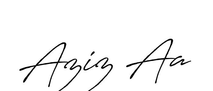 if you are searching for the best signature style for your name Aziz Aa. so please give up your signature search. here we have designed multiple signature styles  using Antro_Vectra_Bolder. Aziz Aa signature style 7 images and pictures png