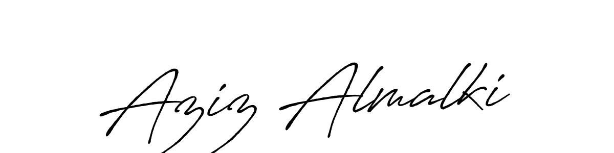 Make a beautiful signature design for name Aziz Almalki. Use this online signature maker to create a handwritten signature for free. Aziz Almalki signature style 7 images and pictures png