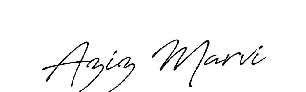 Here are the top 10 professional signature styles for the name Aziz Marvi. These are the best autograph styles you can use for your name. Aziz Marvi signature style 7 images and pictures png
