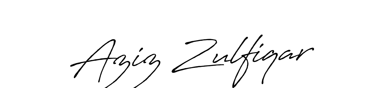 How to Draw Aziz Zulfiqar signature style? Antro_Vectra_Bolder is a latest design signature styles for name Aziz Zulfiqar. Aziz Zulfiqar signature style 7 images and pictures png