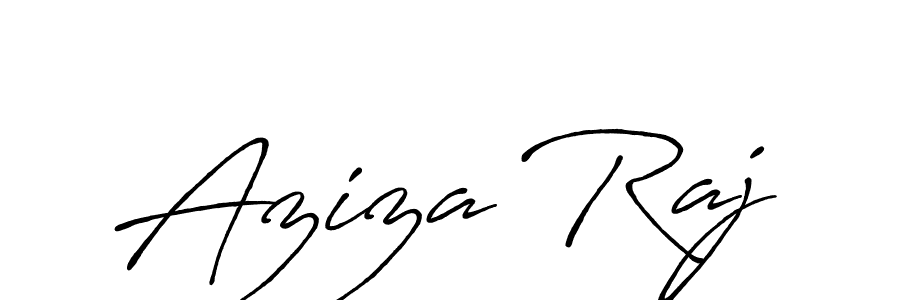 Similarly Antro_Vectra_Bolder is the best handwritten signature design. Signature creator online .You can use it as an online autograph creator for name Aziza Raj. Aziza Raj signature style 7 images and pictures png