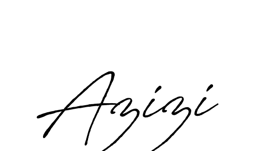 Design your own signature with our free online signature maker. With this signature software, you can create a handwritten (Antro_Vectra_Bolder) signature for name Azizi. Azizi signature style 7 images and pictures png