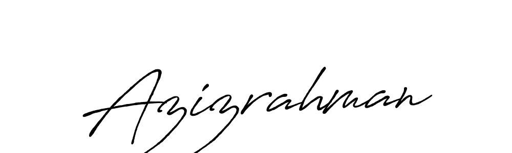 It looks lik you need a new signature style for name Azizrahman. Design unique handwritten (Antro_Vectra_Bolder) signature with our free signature maker in just a few clicks. Azizrahman signature style 7 images and pictures png