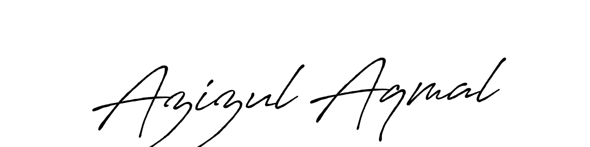 Also You can easily find your signature by using the search form. We will create Azizul Aqmal name handwritten signature images for you free of cost using Antro_Vectra_Bolder sign style. Azizul Aqmal signature style 7 images and pictures png