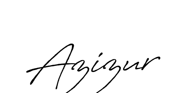 Also we have Azizur name is the best signature style. Create professional handwritten signature collection using Antro_Vectra_Bolder autograph style. Azizur signature style 7 images and pictures png
