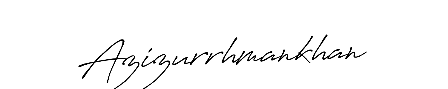 Also You can easily find your signature by using the search form. We will create Azizurrhmankhan name handwritten signature images for you free of cost using Antro_Vectra_Bolder sign style. Azizurrhmankhan signature style 7 images and pictures png