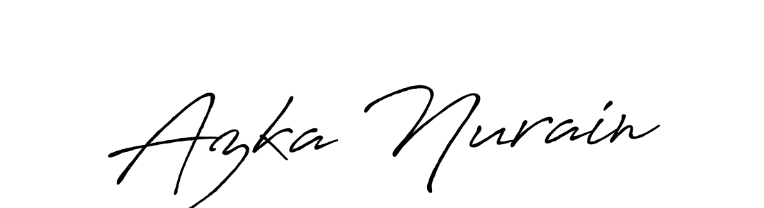 Once you've used our free online signature maker to create your best signature Antro_Vectra_Bolder style, it's time to enjoy all of the benefits that Azka Nurain name signing documents. Azka Nurain signature style 7 images and pictures png