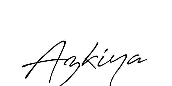 Also we have Azkiya name is the best signature style. Create professional handwritten signature collection using Antro_Vectra_Bolder autograph style. Azkiya signature style 7 images and pictures png