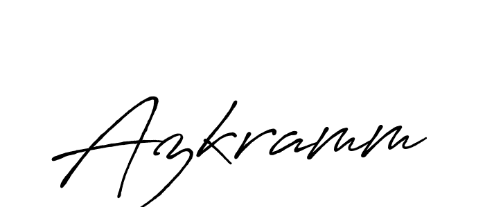 Once you've used our free online signature maker to create your best signature Antro_Vectra_Bolder style, it's time to enjoy all of the benefits that Azkramm name signing documents. Azkramm signature style 7 images and pictures png