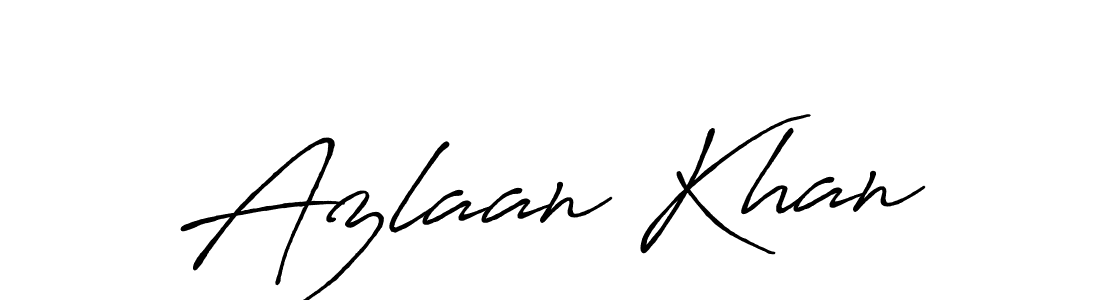 Azlaan Khan stylish signature style. Best Handwritten Sign (Antro_Vectra_Bolder) for my name. Handwritten Signature Collection Ideas for my name Azlaan Khan. Azlaan Khan signature style 7 images and pictures png