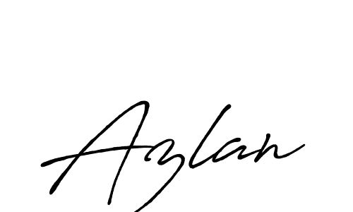 Azlan stylish signature style. Best Handwritten Sign (Antro_Vectra_Bolder) for my name. Handwritten Signature Collection Ideas for my name Azlan. Azlan signature style 7 images and pictures png