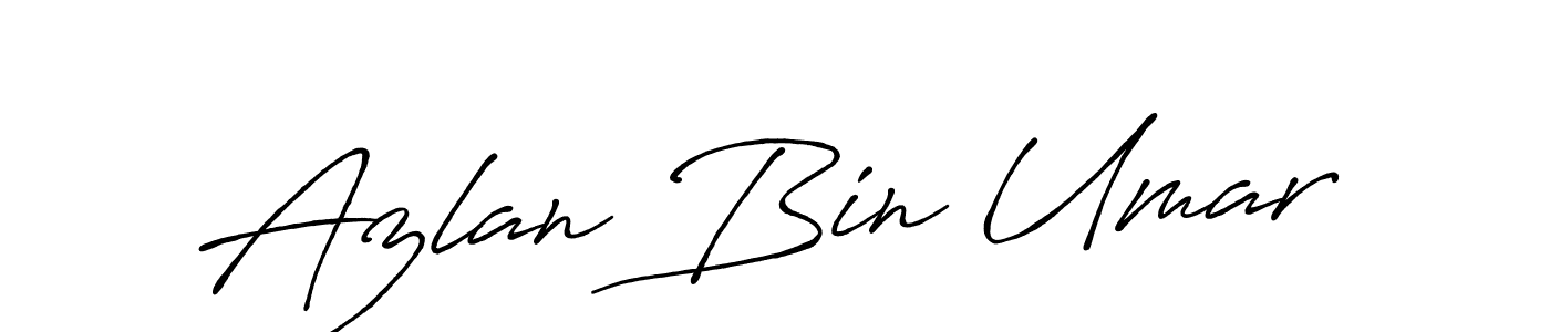 Antro_Vectra_Bolder is a professional signature style that is perfect for those who want to add a touch of class to their signature. It is also a great choice for those who want to make their signature more unique. Get Azlan Bin Umar name to fancy signature for free. Azlan Bin Umar signature style 7 images and pictures png