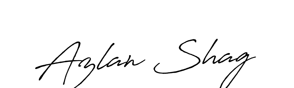 See photos of Azlan Shag official signature by Spectra . Check more albums & portfolios. Read reviews & check more about Antro_Vectra_Bolder font. Azlan Shag signature style 7 images and pictures png