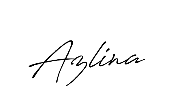 How to make Azlina name signature. Use Antro_Vectra_Bolder style for creating short signs online. This is the latest handwritten sign. Azlina signature style 7 images and pictures png