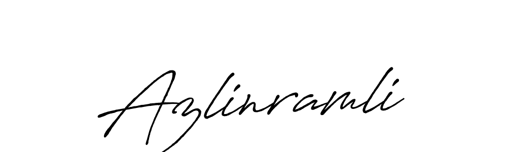 How to make Azlinramli signature? Antro_Vectra_Bolder is a professional autograph style. Create handwritten signature for Azlinramli name. Azlinramli signature style 7 images and pictures png