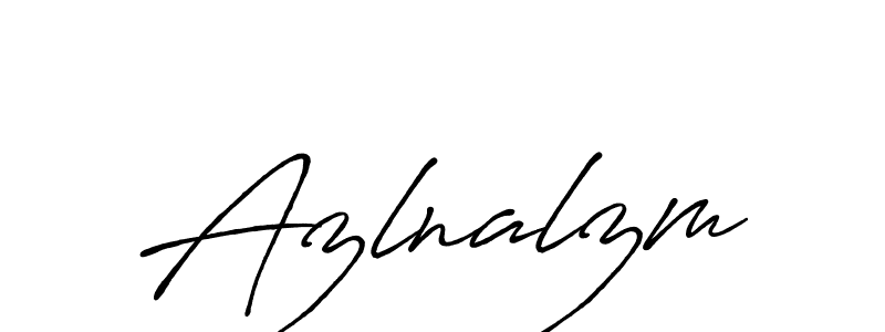 if you are searching for the best signature style for your name Azlnalzm. so please give up your signature search. here we have designed multiple signature styles  using Antro_Vectra_Bolder. Azlnalzm signature style 7 images and pictures png