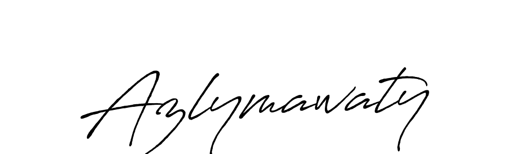 How to Draw Azlymawaty signature style? Antro_Vectra_Bolder is a latest design signature styles for name Azlymawaty. Azlymawaty signature style 7 images and pictures png