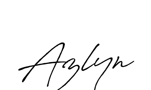 Once you've used our free online signature maker to create your best signature Antro_Vectra_Bolder style, it's time to enjoy all of the benefits that Azlyn name signing documents. Azlyn signature style 7 images and pictures png