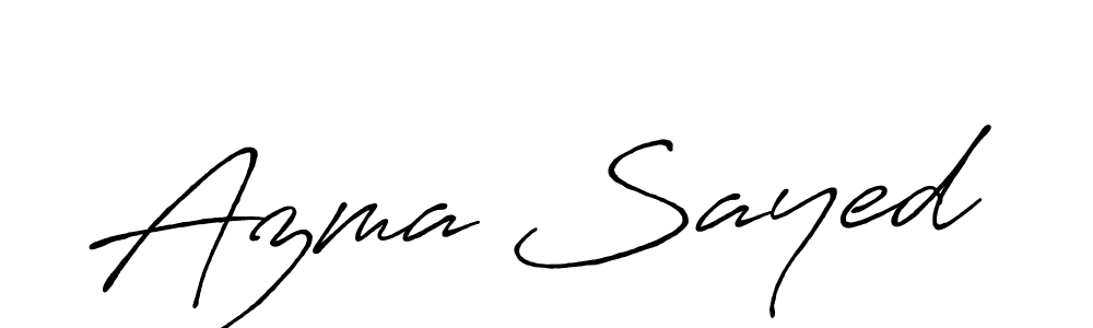 Here are the top 10 professional signature styles for the name Azma Sayed. These are the best autograph styles you can use for your name. Azma Sayed signature style 7 images and pictures png