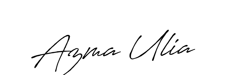 You can use this online signature creator to create a handwritten signature for the name Azma Ulia. This is the best online autograph maker. Azma Ulia signature style 7 images and pictures png