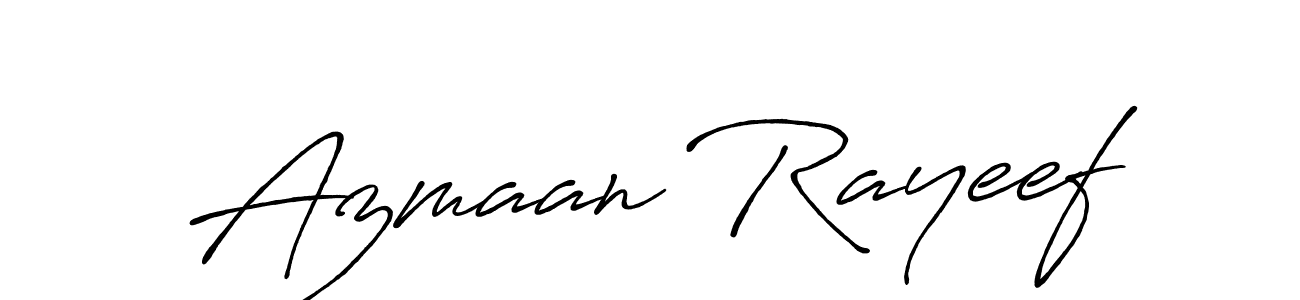It looks lik you need a new signature style for name Azmaan Rayeef. Design unique handwritten (Antro_Vectra_Bolder) signature with our free signature maker in just a few clicks. Azmaan Rayeef signature style 7 images and pictures png