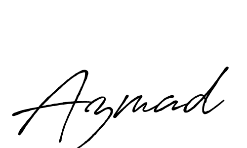 Make a beautiful signature design for name Azmad. With this signature (Antro_Vectra_Bolder) style, you can create a handwritten signature for free. Azmad signature style 7 images and pictures png