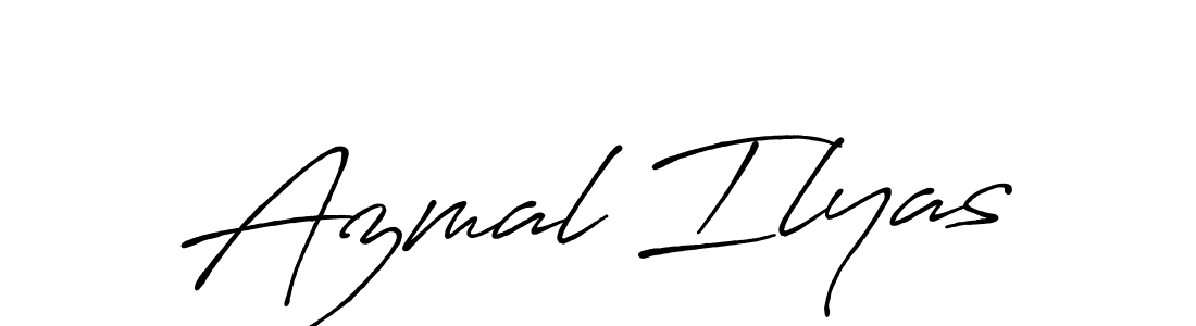 How to make Azmal Ilyas signature? Antro_Vectra_Bolder is a professional autograph style. Create handwritten signature for Azmal Ilyas name. Azmal Ilyas signature style 7 images and pictures png