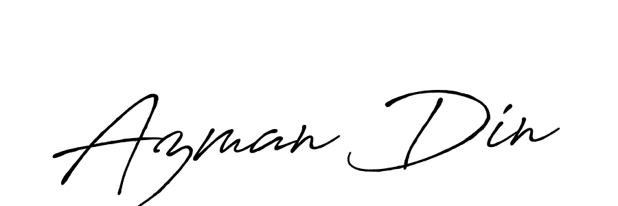 Also we have Azman Din name is the best signature style. Create professional handwritten signature collection using Antro_Vectra_Bolder autograph style. Azman Din signature style 7 images and pictures png